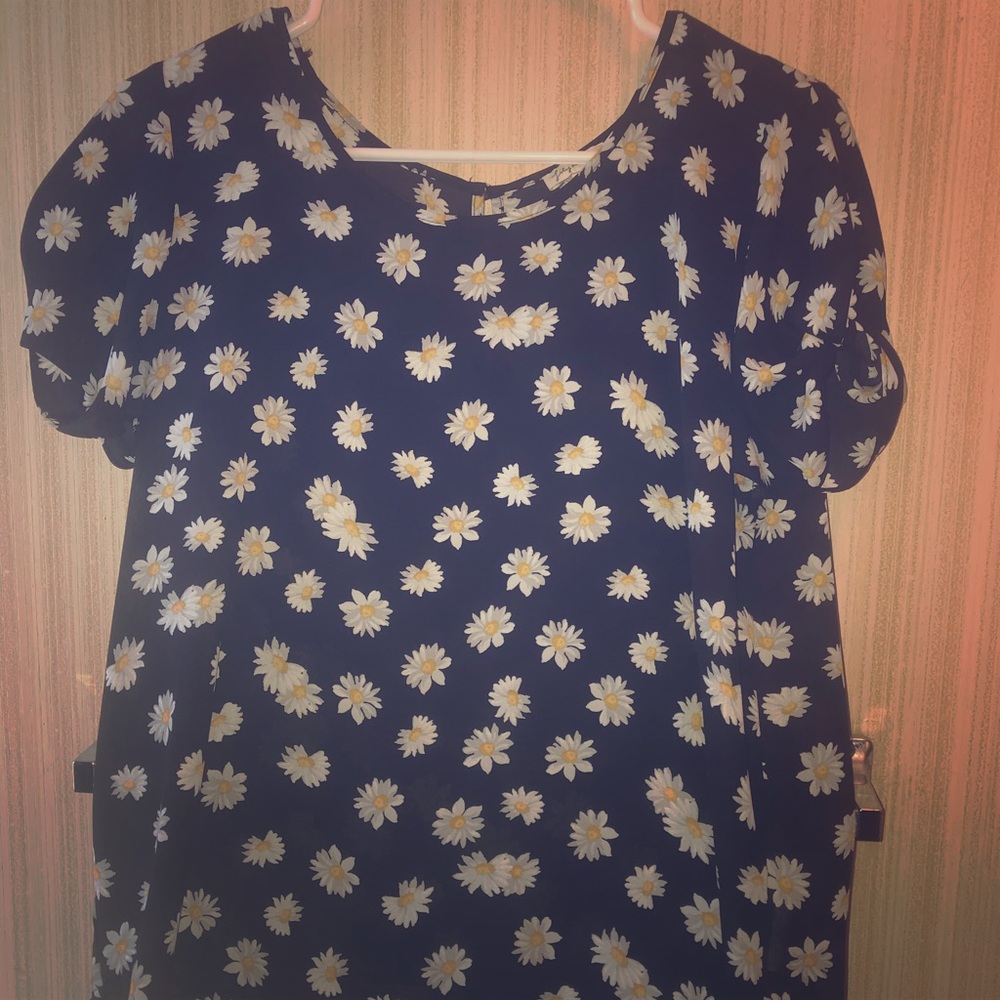 Cute flower blouse shirt